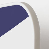 Patriottische strepen | Modern monogram Pickleball Paddle (Links Detail)