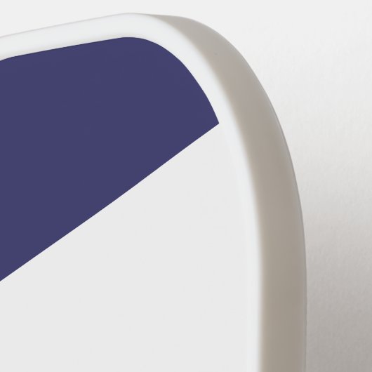 Patriottische strepen | Modern monogram Pickleball Paddle (Links Detail)