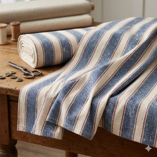 Patriottische Strepen Rood, Wit & Blauw ID1307 Stof