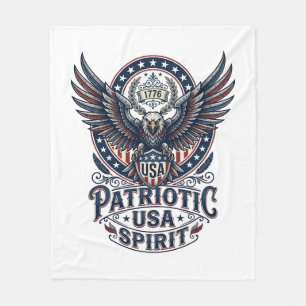 Patriottische Strijdhavik Patriottische Adelaar &  Fleece Deken