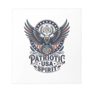 Patriottische Strijdhavik Patriottische Adelaar & Notitieblok
