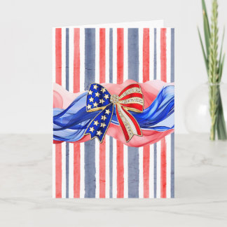 Patriottische strik kaart
