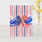 Patriottische strik kaart (Gele Bloem)