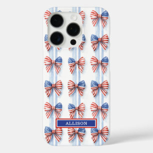 Patriottische Strikken Met Monogram Case-Mate iP iPhone 16 Pro Hoesje