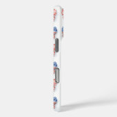 Patriottische Strikken Met Monogram Case-Mate iP iPhone Case (Achterkant / Rechts)