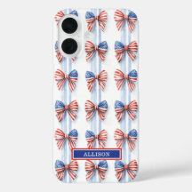 Patriottische Strikken Met Monogram Case-Mate iP