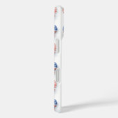Patriottische Strikken Met Monogram Case-Mate iP iPhone Case (Achterkant / Rechts)