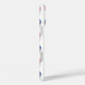 Patriottische Strikken Op Strepen Monogram Verstev Case-Mate iPhone Case (Achterkant / Rechts)