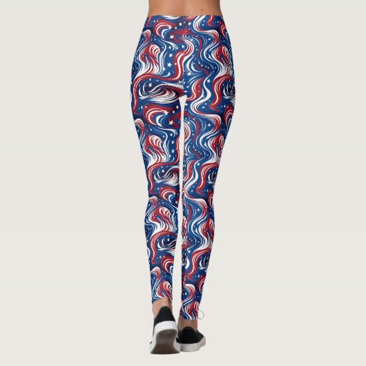 Patriottische stromen Leggings - Plezier (Achterkant)
