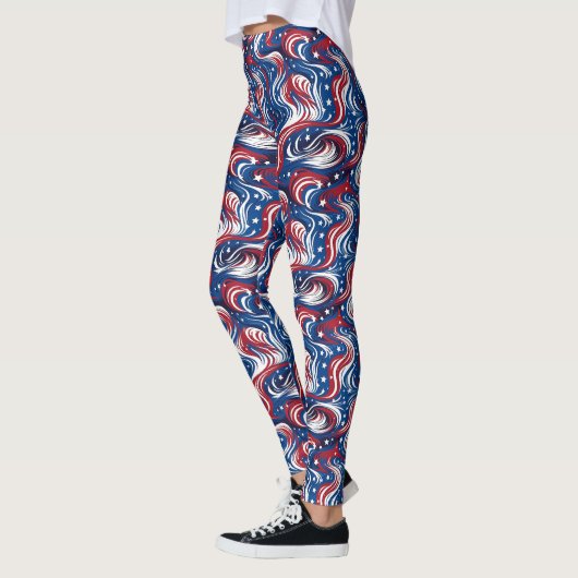 Patriottische stromen Leggings - Plezier (Links)