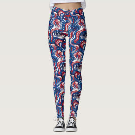 Patriottische stromen Leggings - Plezier