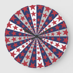 Patriottische Sunburst: kunstwerk met Amerikaanse  Grote Klok