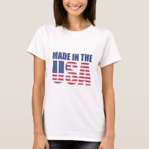 Patriottische T-shirt voor dames