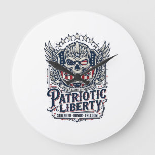 Patriottische Tactische Adelaar Schedel Militaire Grote Klok