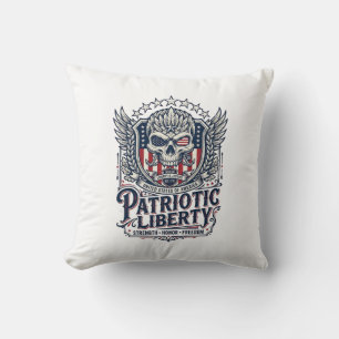Patriottische Tactische Adelaar Schedel Militaire Kussen