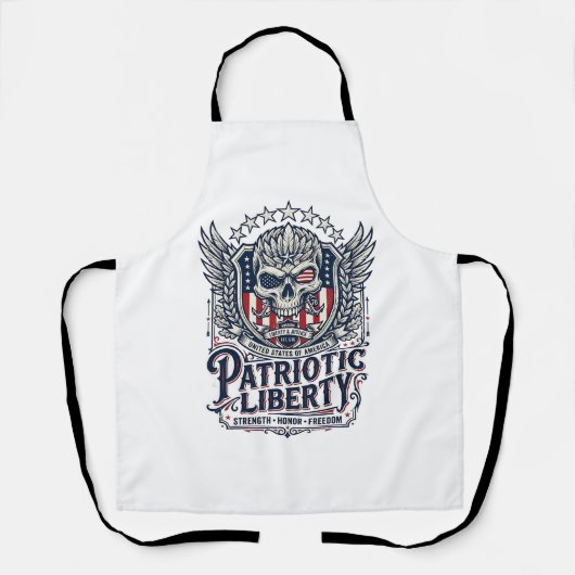 Patriottische Tactische Adelaar Schedel Militaire  Schort (Voorkant)
