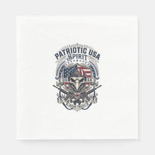 Patriottische Tactische Adelaar Schedel Militaire Servet