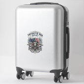 Patriottische Tactische Adelaar Schedel Militaire  Sticker (Koffer)