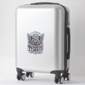 Patriottische Tactische Adelaar Schedel Militaire Sticker (Koffer)