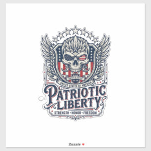 Patriottische Tactische Adelaar Schedel Militaire Sticker