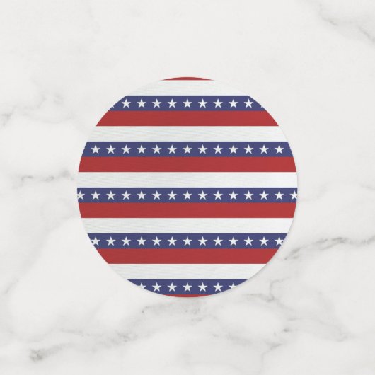 🎉 Patriottische tafel Confetti (Kleine voorkant)