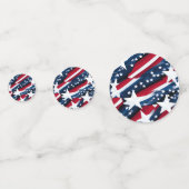 Patriottische Tafelconfetti Confetti (Achterkanten)
