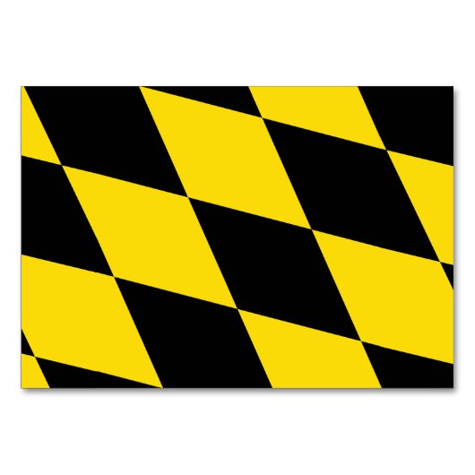 Patriottische tafelkaart met vlag van München, Dui Kaart (Achterkant)