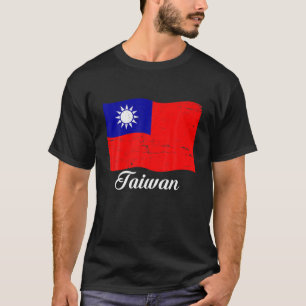 Patriottische Taiwanese vlag  Taiwan vlag Fathe T-shirt