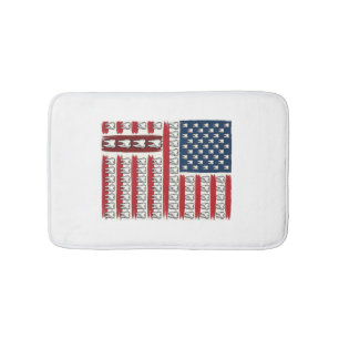 Patriottische Tandarts Tand Vlag Badmat