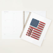 Patriottische Tandarts Tand Vlag Planner (Display)