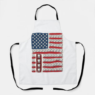 Patriottische Tandarts Tand Vlag Schort