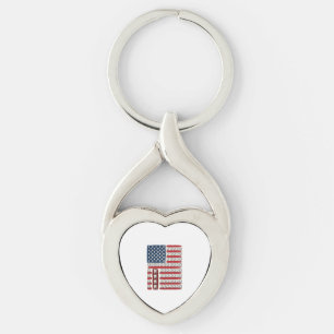 Patriottische Tandarts Tand Vlag Sleutelhanger