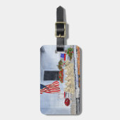 Patriottische Tarwebruine Schotse Terriërs Bagagelabel (Voorkant verticaal)