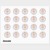 Patriottische Teddy Favor Sticker (Vel)
