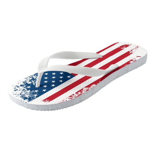 Patriottische Teenslippers van de Verenigde Staten (Schuin)