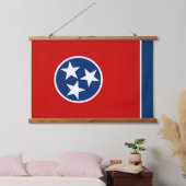 Patriottische Tennessee Tapestry, Tennessee Flag Hangend Wandkleed (Slaapkamer)