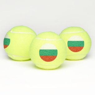 Patriottische Tennis Ball met vlag van Bulgarije Tennisballen