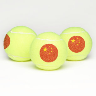Patriottische Tennis Ball met vlag van China Tennisballen