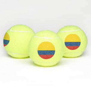 Patriottische Tennis Ball met vlag van Colombia Tennisballen