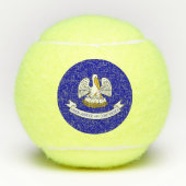 Patriottische Tennis Ball met vlag van Louisiana,  Tennisballen (Voorkant)