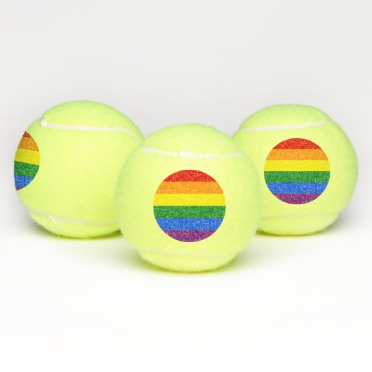 Patriottische Tennisbal met Pride Vlag van LGBT Tennisballen (Multi)