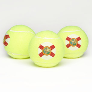Patriottische Tennisbal met Vlag van Florida, Vere Tennisballen