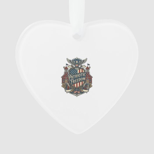 Patriottische Terug naar school vector grafische T Ornament (voorkant)