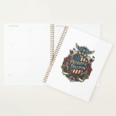 Patriottische Terug naar School Vector Grafische T Planner (Display)