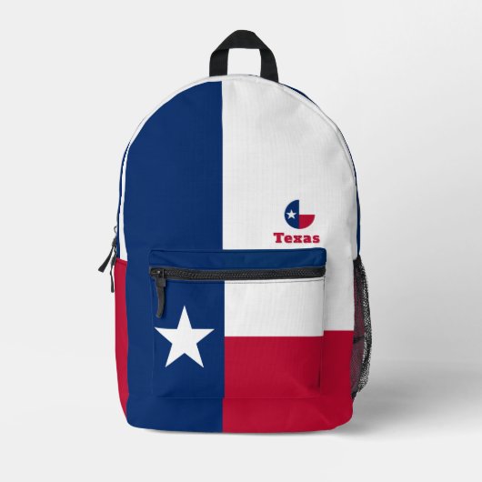 Patriottische Texas Flag rugzak, Verenigde Staten, Bedrukte Rugzak (Voorkant)