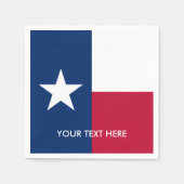 Patriottische Texas staat vlag aangepaste partij s Servet (Voorkant)