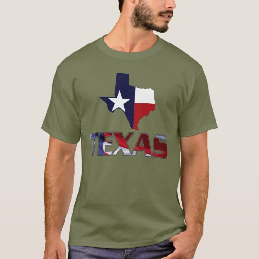 Patriottische Texas T-shirt (Voorkant)