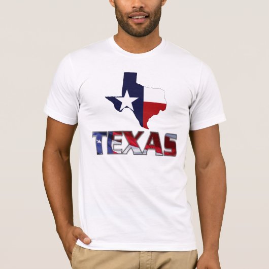 Patriottische Texas T-shirt (Voorkant)