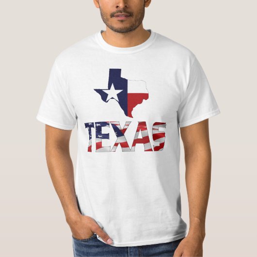 Patriottische Texas T-shirt (Voorkant)