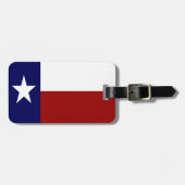 Patriottische Texas-vlag Bagagelabel (Voorkant horizontaal)